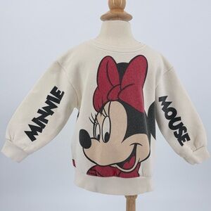 Zara x Disney Minnie Mouse Sweatshirt 18-24M